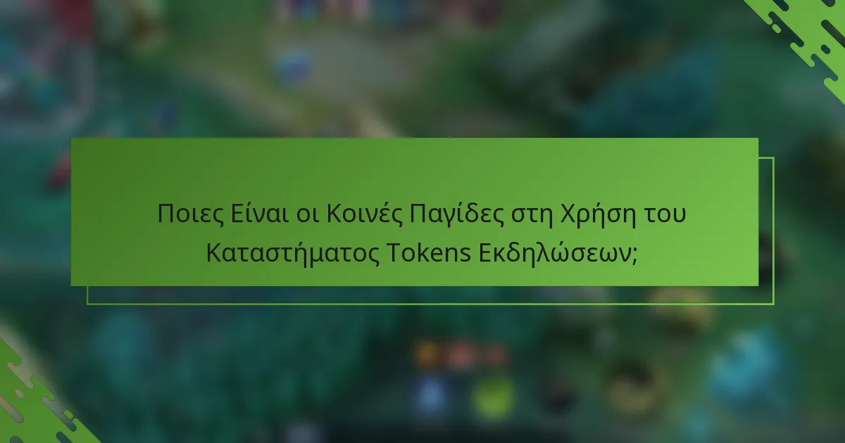 Ποιες Είναι οι Κοινές Παγίδες στη Χρήση του Καταστήματος Tokens Εκδηλώσεων;